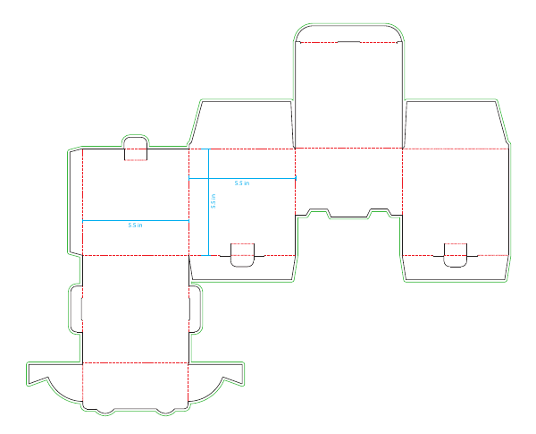 30ct shipper for 2ct tabs dieline