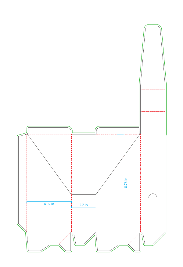 5pk syringe shipper dieline