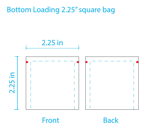 Bag for the 25pk gravity-feed shipper for 1ct tablet bags dieline