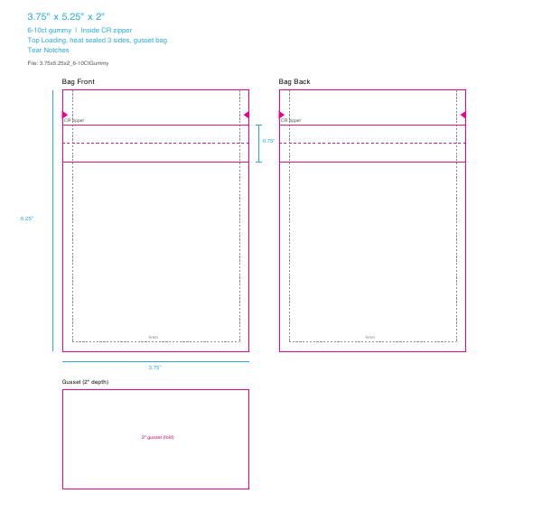 6-10ct gummy dieline